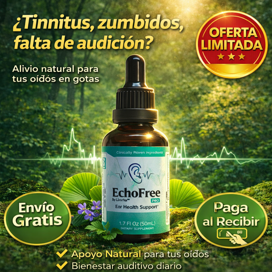 EchoFree Pro - Salud Auditiva Alivio Gotas (Tinnitus)
